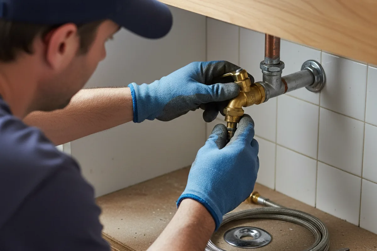Shutoff valve and fitting work during Repiping in Gans